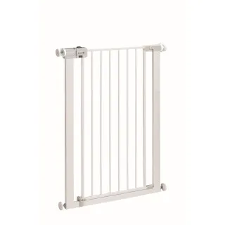 SAFETY 1ST ZASTITNA OGRADA EASY CLOSE EXTRA VISOKA METALNA BELA