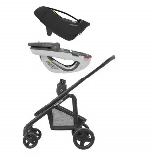 MAXI COSI AUTO SEDISTE I-SIZE (40-75CM) CORAL 360 ESS BLACK