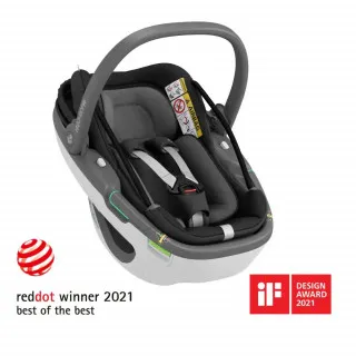 MAXI COSI AUTO SEDISTE I-SIZE (40-75CM) CORAL 360 ESS BLACK