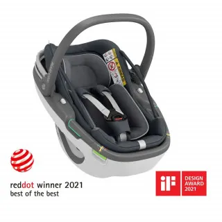 MAXI COSI AUTO SEDISTE I-SIZE (40-75CM) CORAL 360 ESS GRAPHITE