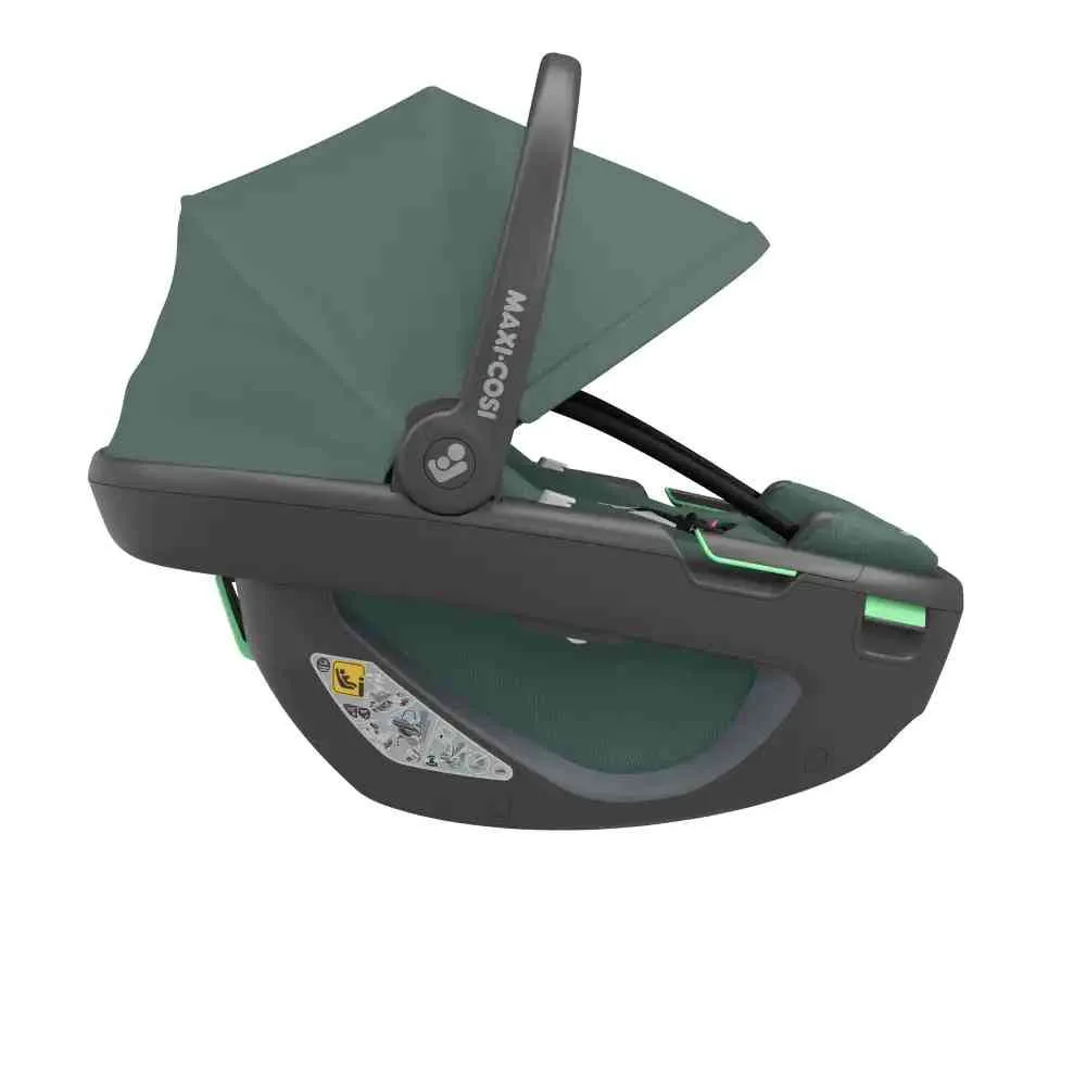 MAXI COSI AUTO SEDISTE I-SIZE (40-75CM) CORAL 360 ESS GREEN-BLACK 