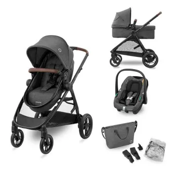 MAXI COSI KOLICA TRIO SISTEM ZELIA S DARK GREY 