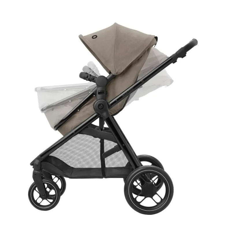 MAXI COSI KOLICA DUO ZELIA3 LUX TWILLIC TRUFFLE
