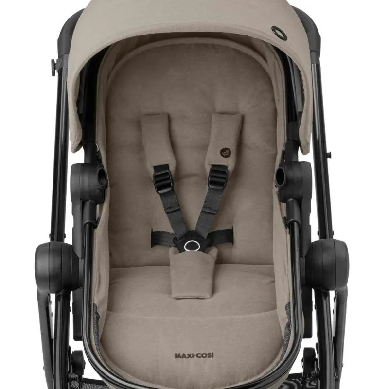 MAXI COSI KOLICA DUO ZELIA3 LUX TWILLIC TRUFFLE