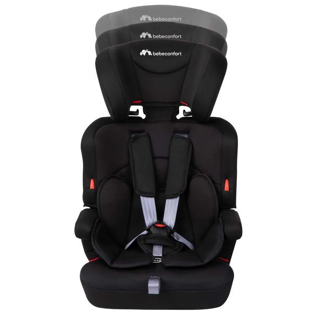 BEBE CONFORT AUTO SEDISTE 1/2/3 (9-36KG) EVER SAFE FULL BLACK