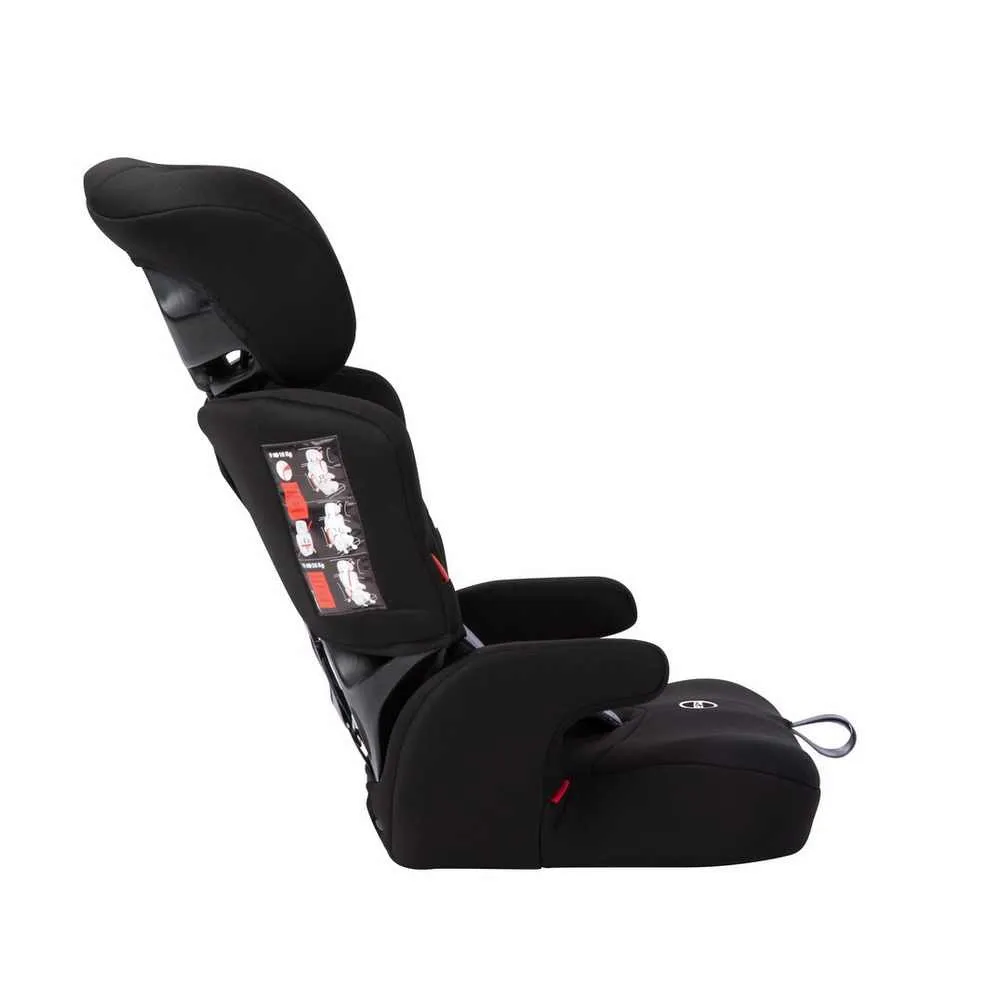BEBE CONFORT AUTO SEDISTE 1/2/3 (9-36KG) EVER SAFE FULL BLACK