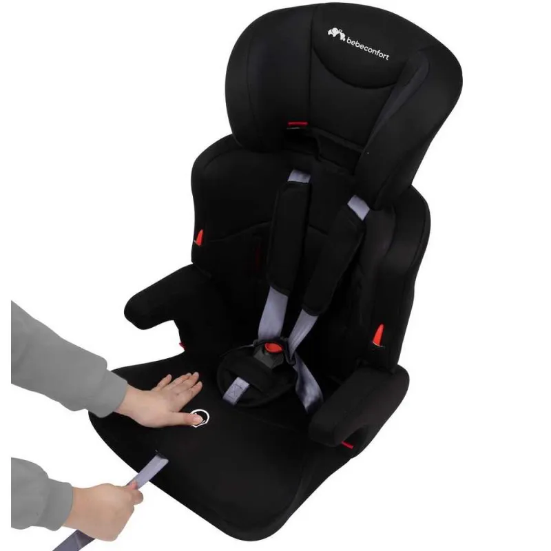BEBE CONFORT AUTO SEDISTE 1/2/3 (9-36KG) EVER SAFE FULL BLACK