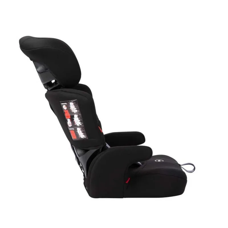 BEBE CONFORT AUTO SEDISTE 1/2/3 (9-36KG) EVER SAFE FULL BLACK