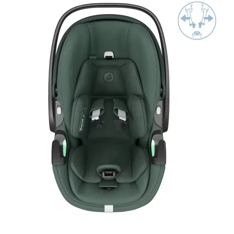 MAXI COSI AUTO SEDISTE I-SIZE (40-87  CM) PEBBLE 360 PRO ESSENTIAL GREEN 