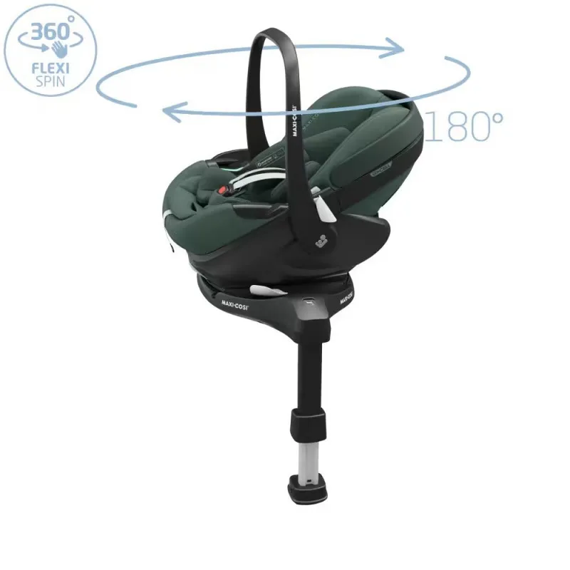 MAXI COSI AUTO SEDISTE I-SIZE (40-87  CM) PEBBLE 360 PRO ESSENTIAL GREEN 