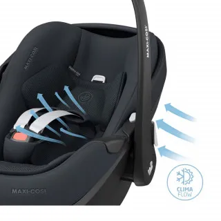 MAXI COSI AUTO SEDISTE I-SIZE (40-87CM) PEBBLE 360 PRO2 ESSENTIAL BLACK 