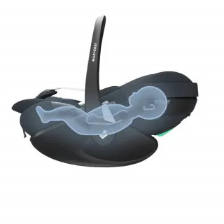 MAXI COSI AUTO SEDISTE I-SIZE (40-87CM) PEBBLE 360 PRO2 ESSENTIAL BLACK 