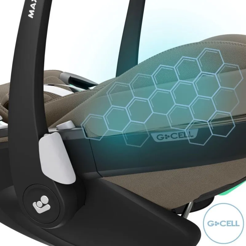MAXI COSI AUTO SEDISTE I-SIZE (40-87 CM) PEBBLE 360 PRO2 TWILLIC TRUFFLE