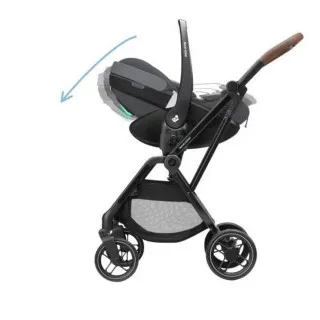 MAXI COSI AUTO SEDISTE I-SIZE (40-87 CM) PEBBLE 360 PRO2 TWILLIC GRAPHITE 