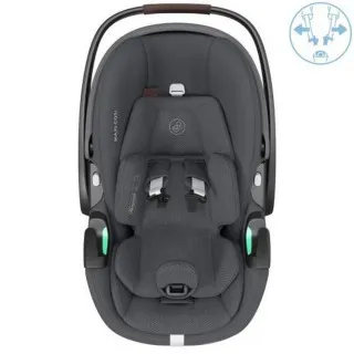 MAXI COSI AUTO SEDISTE I-SIZE (40-87 CM) PEBBLE 360 PRO2 TWILLIC GRAPHITE 
