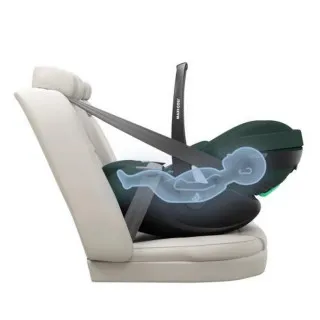 MAXI COSI AUTO SEDISTE I-SIZE (40-87 CM) PEBBLE 360 PRO2 TWILLIC GREEN 
