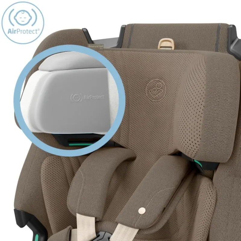 MAXI COSI AUTO SEDISTE I-SIZE (40-150CM) EMERALD 360 PRO AUTENTIC TRUFFLE