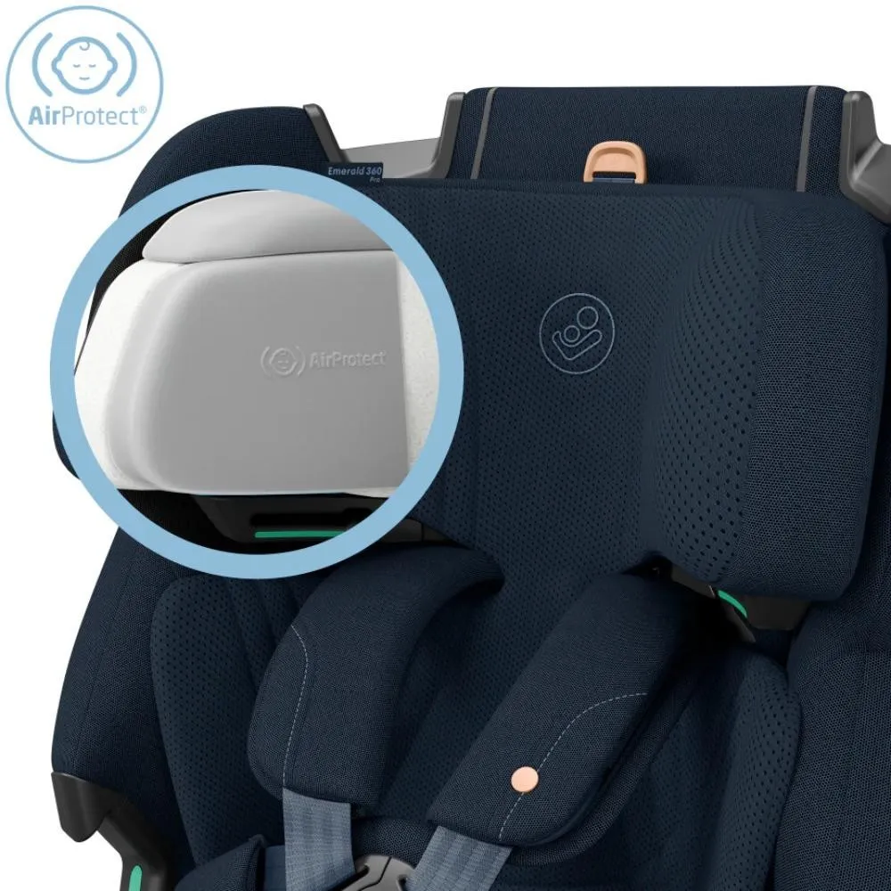 MAXI COSI AUTO SEDISTE I-SIZE (40-150CM) EMERALD 360 PRO AUTENTIC BLUE 