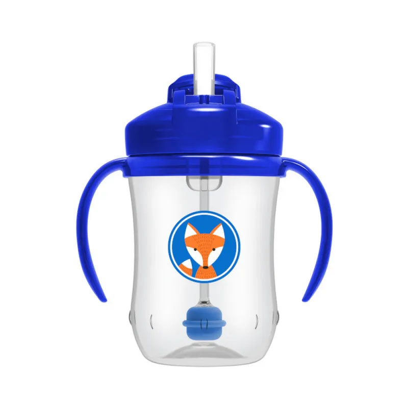 DR BROWNS TRENING CASA SA SLAMCICOM I RUCKAMA 270ML PLAVA