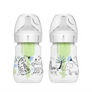 DR.BROWNS PLASTICNA OPTIONS+ BOCICA SA DIZAJNOM DZUNGLE 150ML- 2 U PAKOVANJU