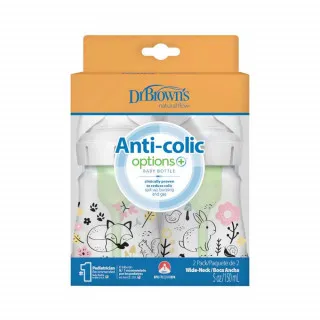 DR.BROWNS PLASTICNA OPTIONS+ BOCICA SA DIZAJNOM SUME150ML- 2 U PAKOVANJU