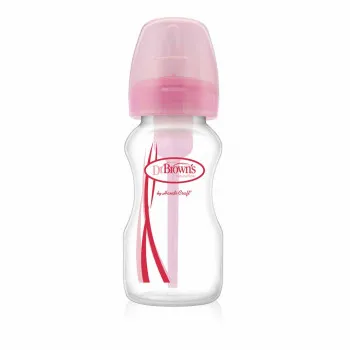 DR BROWNS PLASTICNA  OPTIONS  WIDE NECK BOCICA 270ML ROZE 