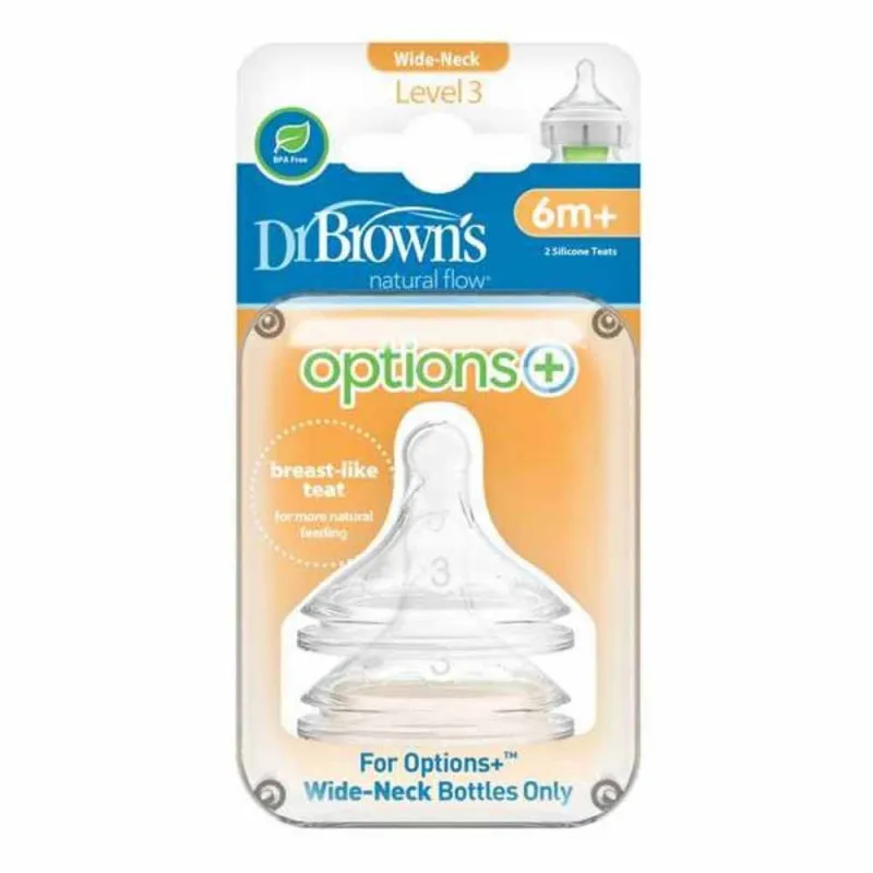 DR BROWNS OPTIONS SILIKONSKA CUCLA ZA WIDE NECK BOCICU VELICINA 3/2 U PAKOVANJU