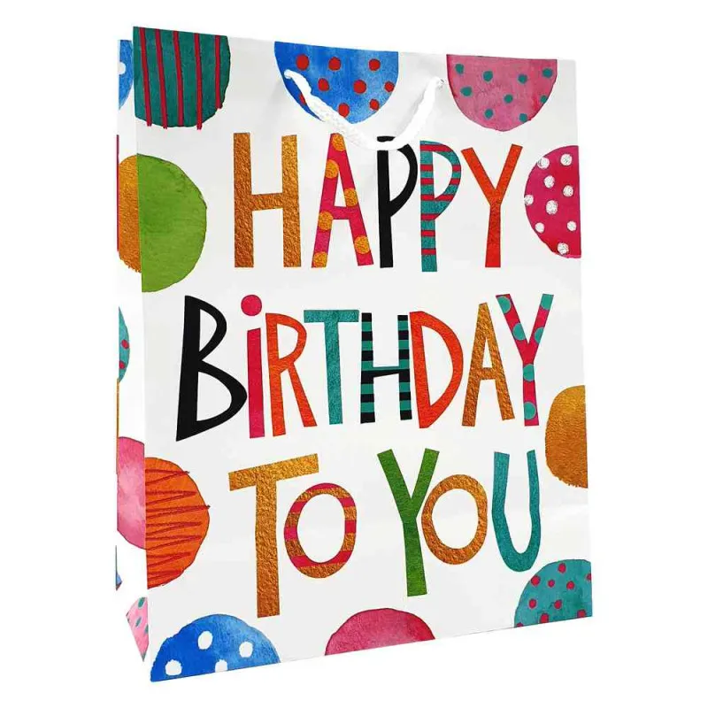 UKRASNA KESA LARGE HAPPY BIRTHDAY 26X32X12 CM DEXY