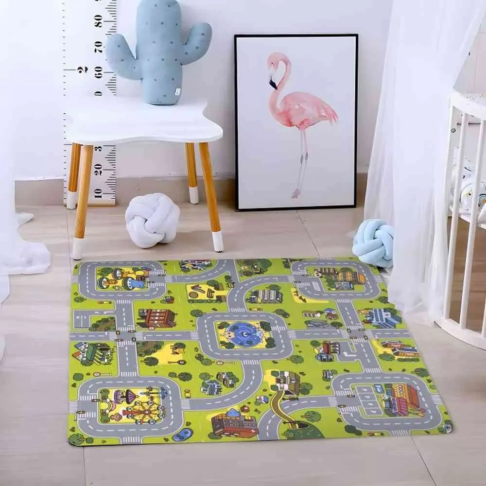 VELIKA PODLOGA ZA IGRU EVA FOAM CITY 90 5X90 5 CM 21 DEO ECOTOYS 