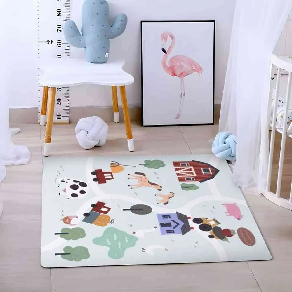 VELIKA PODLOGA ZA IGRU EVA FOAM FARMA 01 90 5X90 5 CM 21 DEO ECOTOYS 