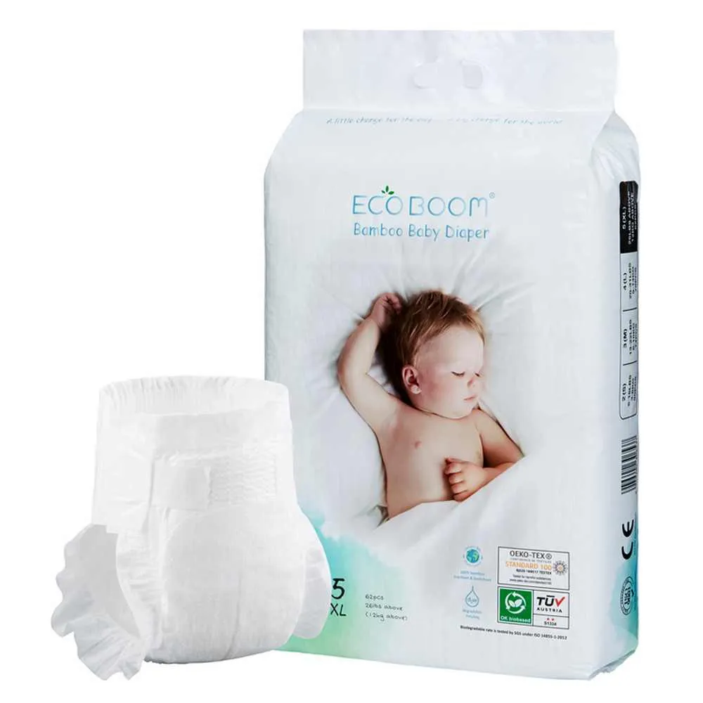 ECO BOOM PELENE BIORAZGRADIVE XL, 12-17KG, 62KOM