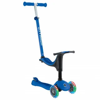 GLOBBER GURALICA - TROTINET GO UP SPORTY LIGHTS NAVY 452-600-4