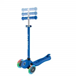 GLOBBER GURALICA - TROTINET GO UP SPORTY LIGHTS NAVY 452-600-4