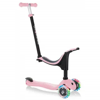 GLOBBER GURALICA - TROTINET GO UP SPORTY LIGHTS PASTEL PINK 452-210-3