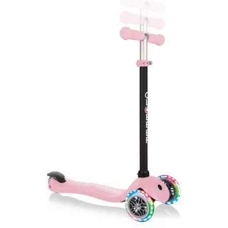 GLOBBER GURALICA - TROTINET GO UP SPORTY LIGHTS PASTEL PINK 452-210-3