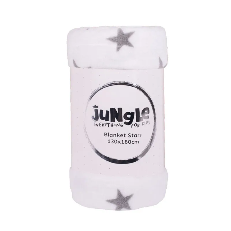 JUNGLE NVT21-02 CEBE ZVEZDICA 130X180CM WHITE-GREY