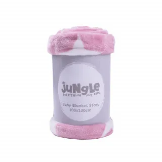 JUNGLE CEBE ZVEZDICA 100 X 130 ROZE SIVO
