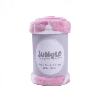 JUNGLE CEBE ZVEZDICA 100 X 130 ROZE SIVO 