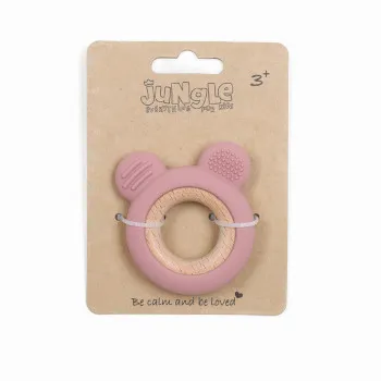 JUNGLE BEBI SILIKONSKA GLODALICA ROZE 