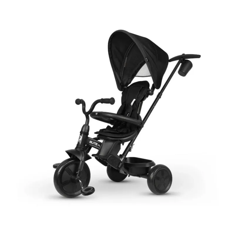 QPLAY TRICIKL ELITE PLATINUM CRNI 