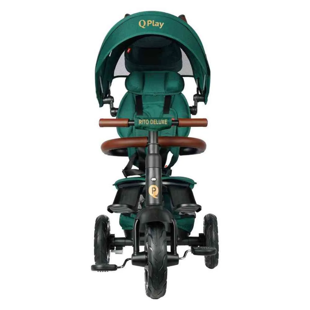 QPLAY TRICIKL RITO DELUXE ZELENA S380-17 