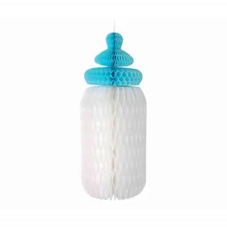 PAPIRNA DEKORACIJA BABY BOY FLASICA 30CM
