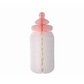PAPIRNA DEKORACIJA BABY GIRL FLASICA 30CM