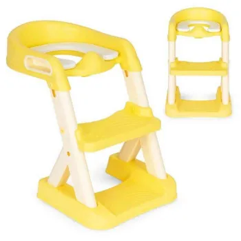 ADAPTER ZA WC ŠOLJU SA STEPENIKOM ECOTOYS YELLOW 