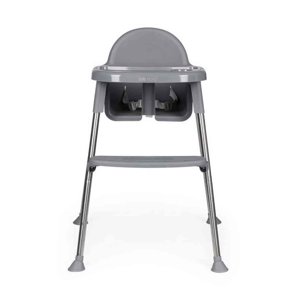 HRANILICA ZA BEBE 2U1 SA POSTOLJEM I POJASEVIMA GRAY ECOTOYS 