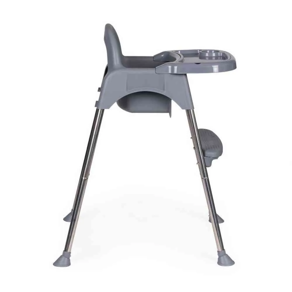 HRANILICA ZA BEBE 2U1 SA POSTOLJEM I POJASEVIMA GRAY ECOTOYS 