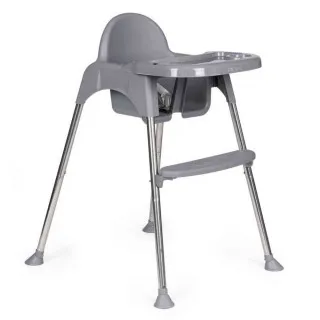 HRANILICA ZA BEBE 2U1 SA POSTOLJEM I POJASEVIMA GRAY ECOTOYS 