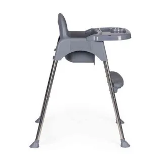 HRANILICA ZA BEBE 2U1 SA POSTOLJEM I POJASEVIMA GRAY ECOTOYS 