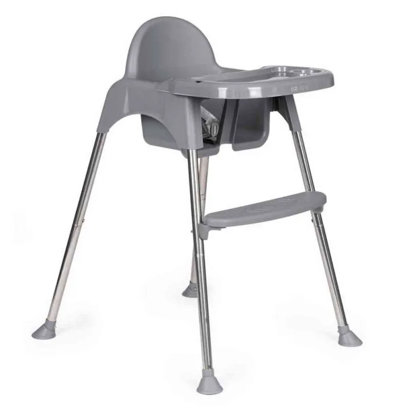HRANILICA ZA BEBE 2U1 SA POSTOLJEM I POJASEVIMA GRAY ECOTOYS 