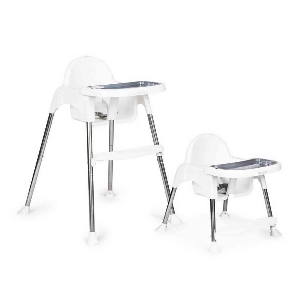 HRANILICA ZA BEBE 2U1 SA POSTOLJEM I POJASEVIMA WHITE ECOTOYS 